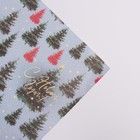 Бумага упаковочная крафтовая «Сказочный лес», 70 × 100 см - Фото 3