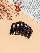 Крабик для волос «Глянец», зубцы, 8.5 см, чёрный 5181194