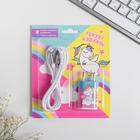 Набор кабель USB - Lightning и штекер «Единорог», 1 м - Фото 1