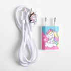 Набор кабель USB - Lightning и штекер «Единорог», 1 м - Фото 4