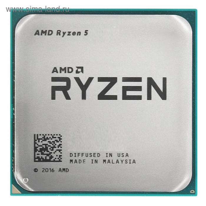 Процессор AMD Ryzen 5 2600, AM4, 6х3.4ГГц, DDR4 2933МГц, TDP 65Вт, OEM - Фото 1