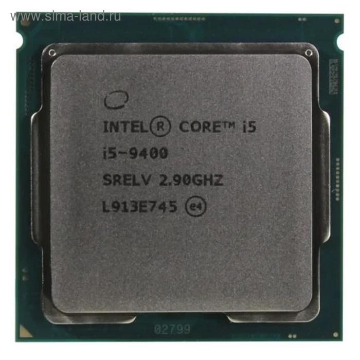 Процессор Intel Core i5 9400 Original, LGA1151v2, 6х2.9ГГц, 2666МГц, UHD630, TDP 65Вт, Box - Фото 1