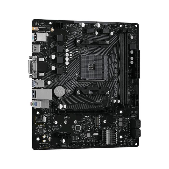 Материнская плата Asrock B550M-HDV, AM4, B550, 2xDDR4, VGA, DVI, HDMI, mATX - фото 51298016