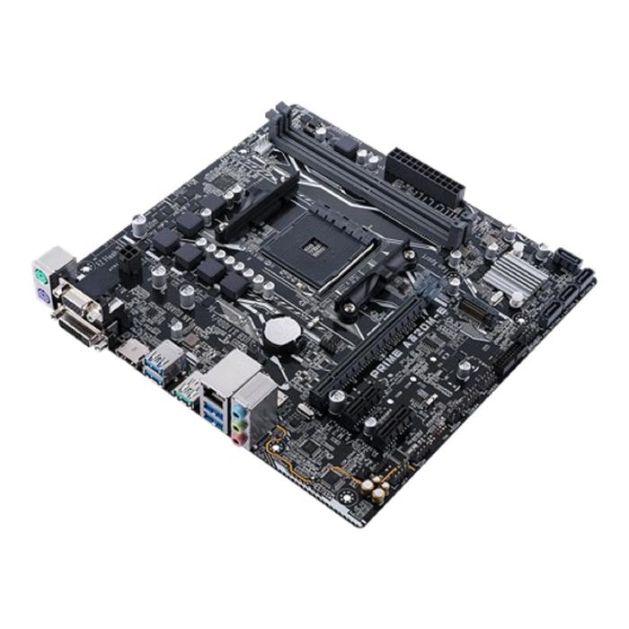 Материнская плата Asus PRIME A320M-E, AM4, A320, 2xDDR4, VGA, DVI, HDMI, mATX - фото 51298022