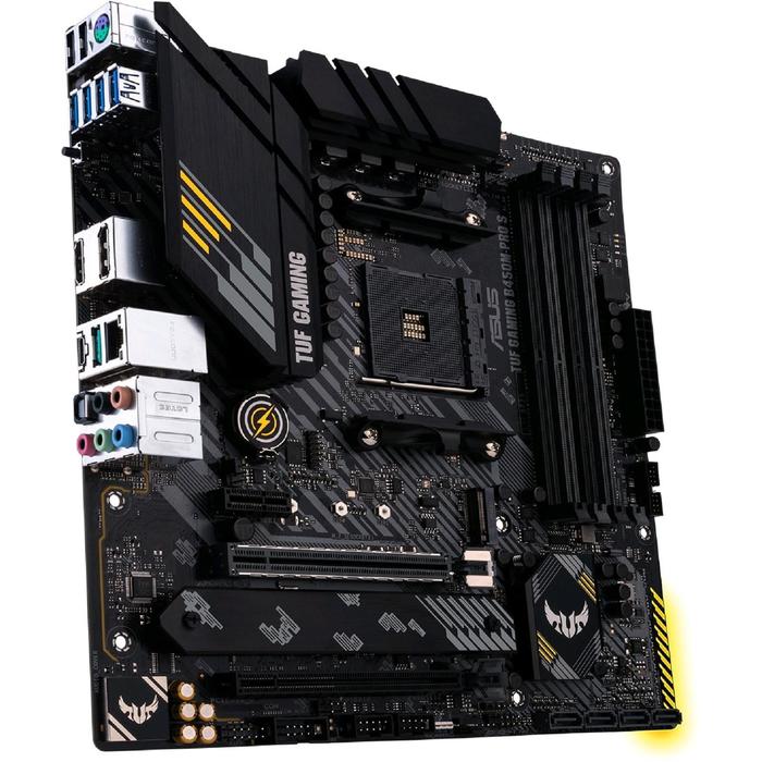 Материнская плата Asus TUF GAMING B450M-PRO S, AM4, B450, 4xDDR4, HDMI, DP, mATX - фото 51298058