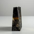 Пакет подарочный ламинированный вертикальный, упаковка, «Gold present», S 12 х 15 х 5.5 см - фото 24283018