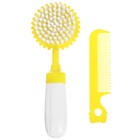 Расчёска детская, щётка для волос в наборе с погремушкой «Львёнок» - Фото 4