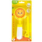 Расчёска детская, щётка для волос в наборе с погремушкой «Львёнок» - Фото 9