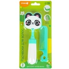 Расчёска детская, щётка для волос в наборе с погремушкой «Панда» - Фото 9