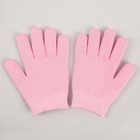 Перчатки гелевые, увлажняющие, one size, цвет розовый - фото 7612839