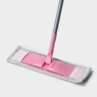 Швабра для мытья пола плоская с телескопической ручкой Raccoon, 40×14×90(120) см, микрофибра - Фото 2