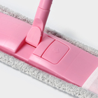 Швабра для мытья пола плоская с телескопической ручкой Raccoon, 40×14×90(120) см, микрофибра - Фото 3