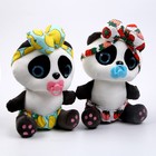 Мягкая игрушка «Панда с соской», цвета МИКС - фото 319870740