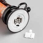 Светодиодная фигура «Свеча золотая» 6×15×6 см, пластик, батарейки AG13×3 (нет в комплекте), свечение тёплое белое - Фото 4