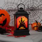 Светодиодная фигура «Фонарь с замком» 6×13×4 см, пластик, от батареек AG13×3, свечение тёплое белое - Фото 1