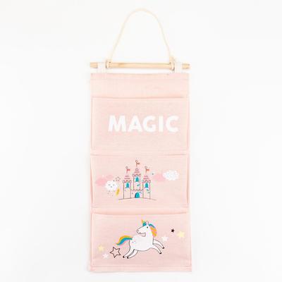 Кармашек текстильный Этель "Magic", 3 отделения, 26х50 см, водонепроницаемый