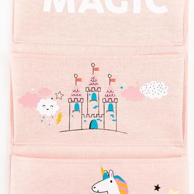 Кармашек текстильный Этель "Magic", 3 отделения, 26х50 см, водонепроницаемый