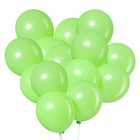Шар латексный 12", пастель, набор 25 шт., цвет салатовый - Фото 2