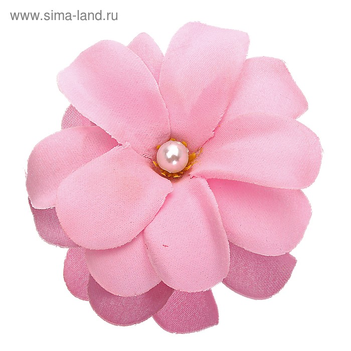 Брошь «Георгин», цвет розовый - Фото 1