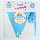 Гирлянда «Принц», 12 подвесок, цвет голубой - фото 41417267