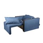 Кресло-кровать "Милена-2" ткань синий велюр - Фото 2