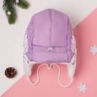 Шапка зимняя KAFTAN "Единорог" р-р 52 (5-6  лет), сиреневый - Фото 2