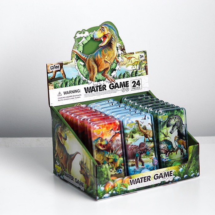 Водная игра «Динозавр», цвета МИКС - фото 1907145662