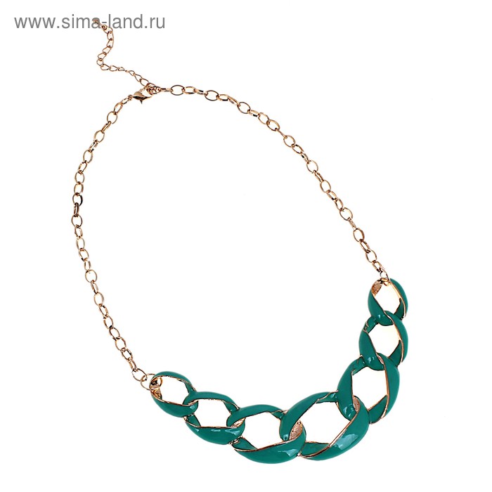 Колье «Сплетение судеб», цвет голубой - Фото 1