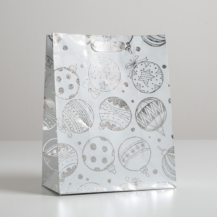 Пакет металлизированный вертикальный «Яркий праздник», MS 18 х 23 х 10 см