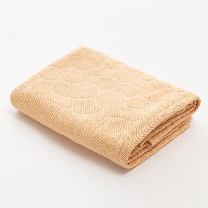 Полотенце махровое Этель Marble 50*90 см, цв. бежевый 100% хл, 500 гр/м2 - Фото 1