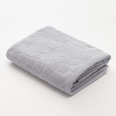 Полотенце махровое Этель Marble 50*90 см, цв. серый 100% хл, 500 гр/м2