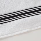 Полотенце махровое LoveLife «Полосы» 30*60 см, цв. черный 100% хл, 360 гр/м2 - Фото 2