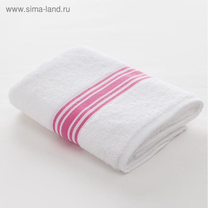 Полотенце махровое LoveLife «Полосы» 50*90 см, цв. розовый 100% хл, 360 гр/м2 - Фото 1