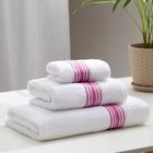 Полотенце махровое LoveLife «Полосы» 50*90 см, цв. розовый 100% хл, 360 гр/м2 - Фото 4