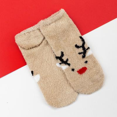 Носки женские новогодние KAFTAN «Олень» размер 36-40 (23-25 см), 100% п/э