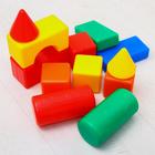 Набор цветных кубиков «Крош и Ёжик», 21 элемент, Смешарики - Фото 2