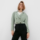 Жакет женский MINAKU: Green trend цвет зелёный, р-р 46 - Фото 3