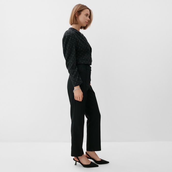 Жакет женский MINAKU: Green trend цвет чёрный, р-р 46 47990