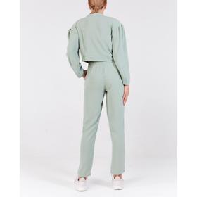 

Брюки чиносы женские MINAKU: Green trend цвет зелёный, р-р 48