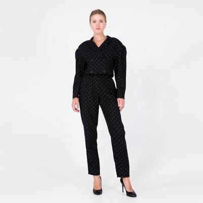 Брюки чиносы женские MINAKU: Green trend, чёрные, размер 44