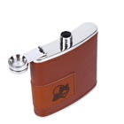 Подарочный набор «Волк»: фляжка 180 мл, 2 стопки, воронка - Фото 3