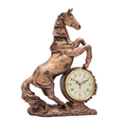 Часы настольные "Каминные. Конь", дискретный ход, 27 х 12 х 36.5 см - фото 7241200