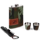 Подарочный набор «Хаки»: фляжка 270 мл, нож, 2 стопки - Фото 2