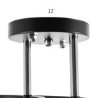 Люстра 673142/3 E27 40Вт черный-хром 60х14х25,5 см BayerLux - фото 21130562