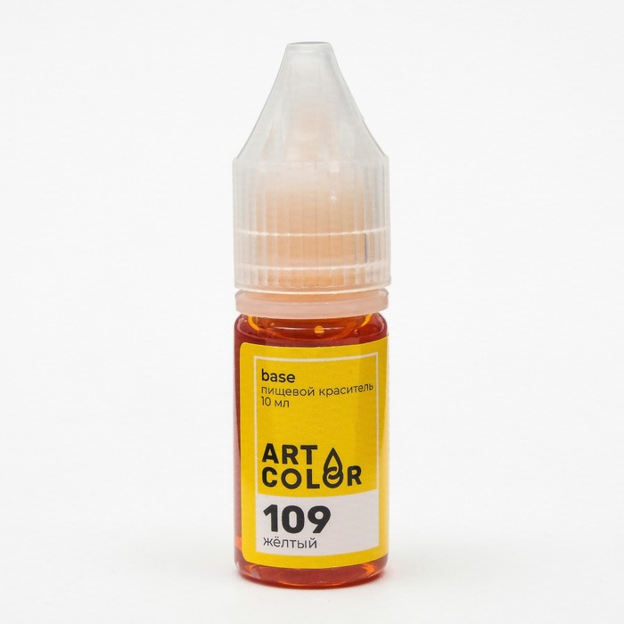 Гелевый краситель Art Color, жёлтый, 10 мл - Фото 1