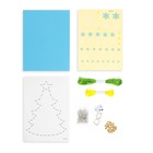 Набор для творчества «Новогодняя ёлочка», светится в темноте - Фото 3