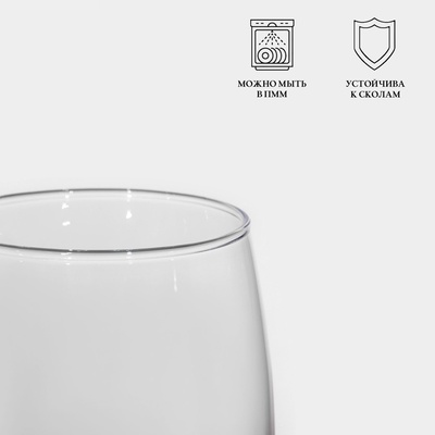 Стакан высокий Luminarc SALTO, 350 мл, стекло, голубой