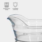 Кувшин Luminarc Arc, 1.3 л, пластиковая крышка, стекло, прозрачный - Фото 4