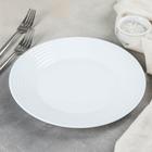 Тарелка плоская Harena Asean, d=23 см, цвет белый (комплект 6 шт) - фото 24496067