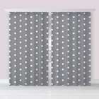 Шторы портьерные «Этель» Grey stars, 145×260 см, 2 шт., габардин - Фото 2